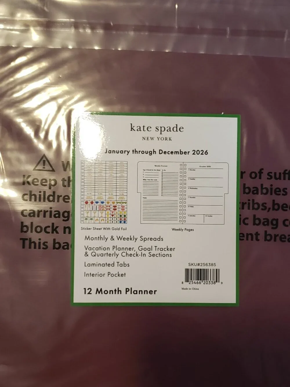 NWT- kate spade 2026 Planner- Encyclopedia of Style